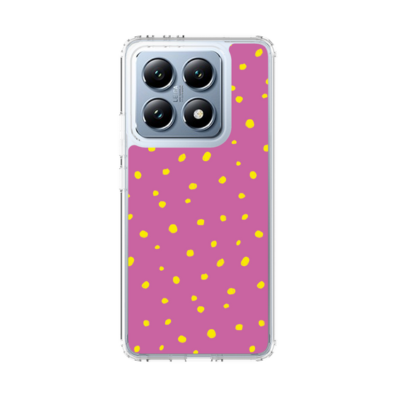 スリムプロテクションケース［ Drawing Dot - Pink ］