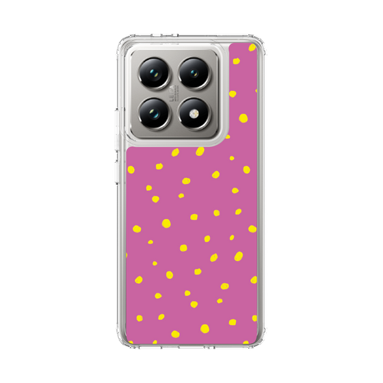 スリムプロテクションケース［ Drawing Dot - Pink ］
