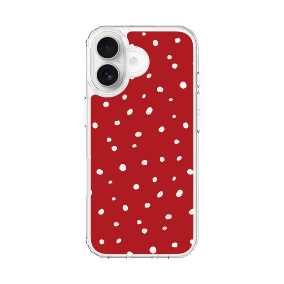 スリムプロテクションケース［ Drawing Dot - Red ］
