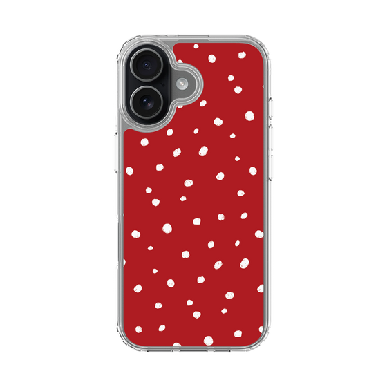 スリムプロテクションケース［ Drawing Dot - Red ］