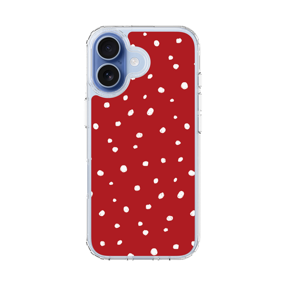 スリムプロテクションケース［ Drawing Dot - Red ］