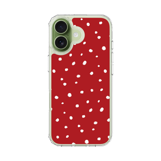スリムプロテクションケース［ Drawing Dot - Red ］