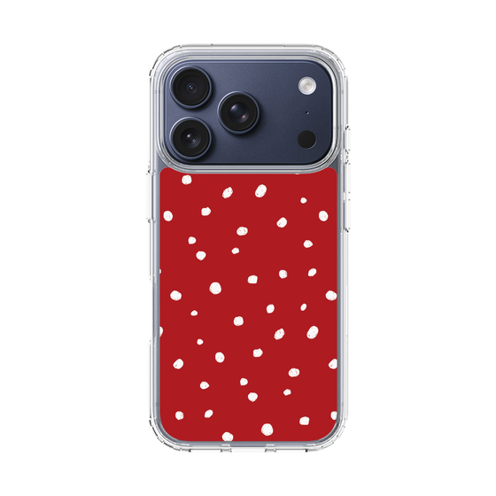スリムプロテクションケース［ Drawing Dot - Red ］
