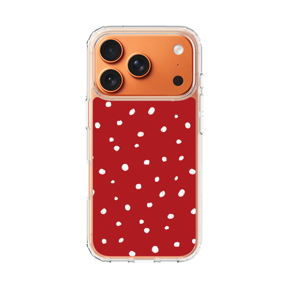 スリムプロテクションケース［ Drawing Dot - Red ］