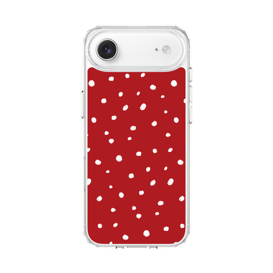 スリムプロテクションケース［ Drawing Dot - Red ］