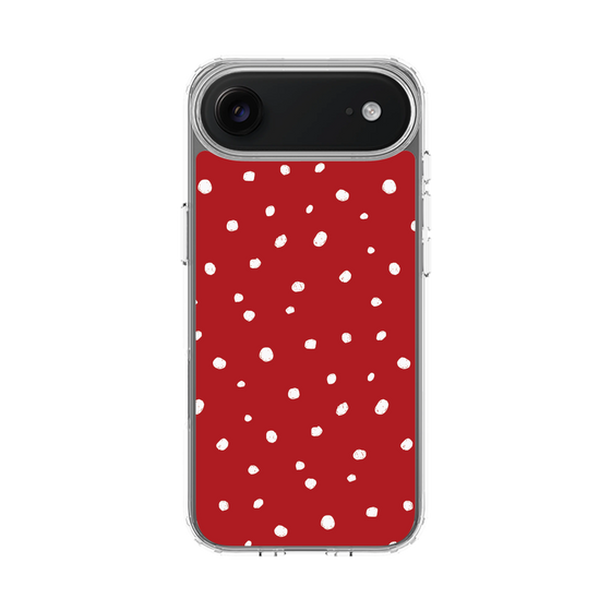 スリムプロテクションケース［ Drawing Dot - Red ］