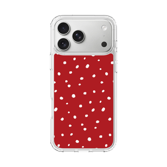 スリムプロテクションケース［ Drawing Dot - Red ］
