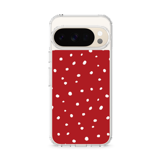 スリムプロテクションケース［ Drawing Dot - Red ］