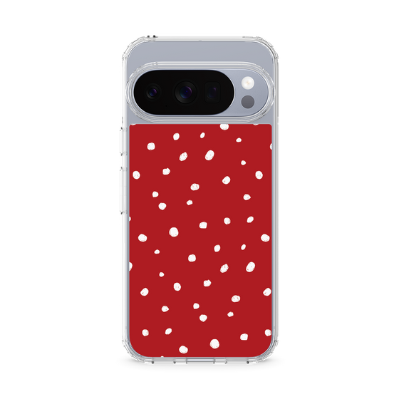 スリムプロテクションケース［ Drawing Dot - Red ］