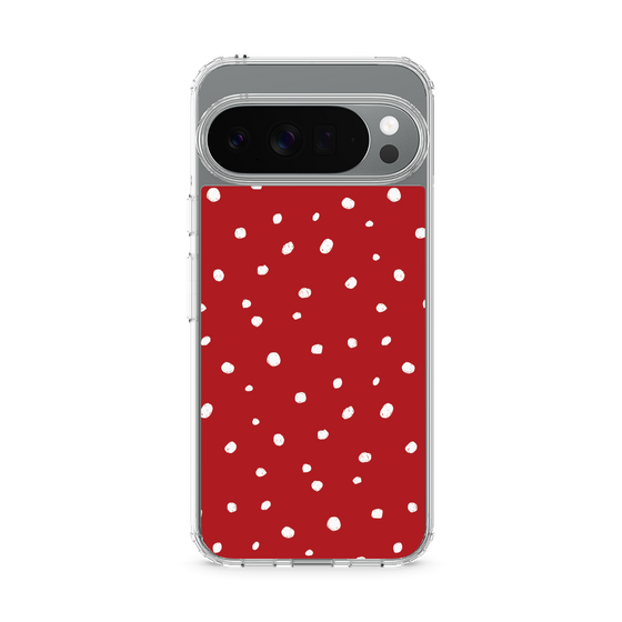 スリムプロテクションケース［ Drawing Dot - Red ］