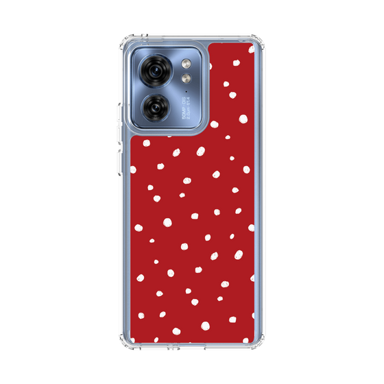 スリムプロテクションケース［ Drawing Dot - Red ］