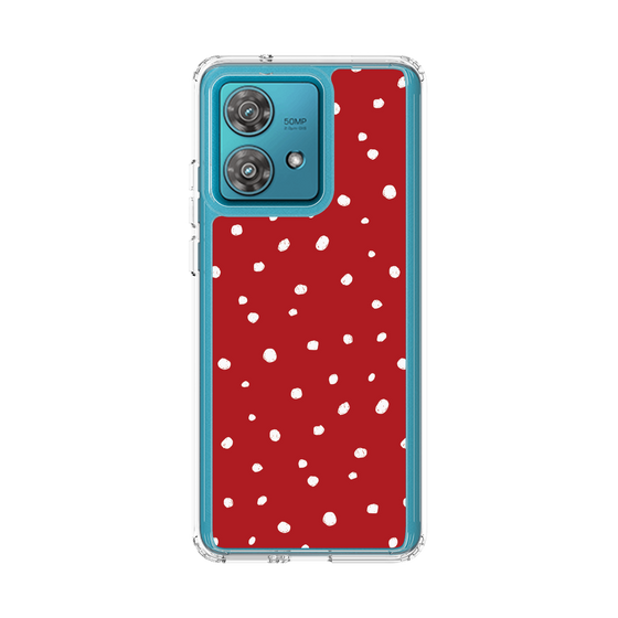 スリムプロテクションケース［ Drawing Dot - Red ］