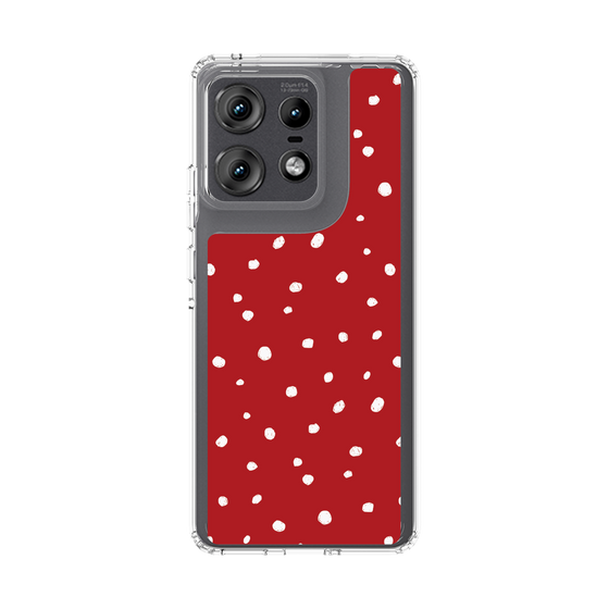 スリムプロテクションケース［ Drawing Dot - Red ］