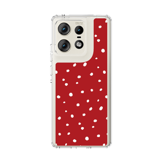 スリムプロテクションケース［ Drawing Dot - Red ］