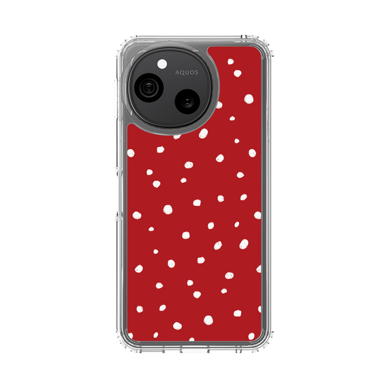 スリムプロテクションケース［ Drawing Dot - Red ］