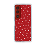 スリムプロテクションケース［ Drawing Dot - Red ］