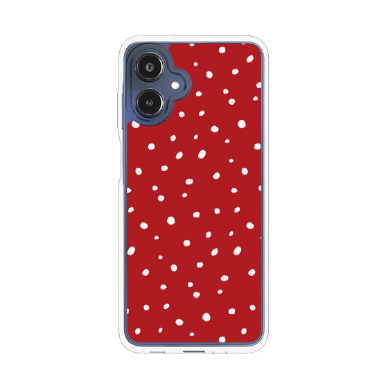 スリムプロテクションケース［ Drawing Dot - Red ］