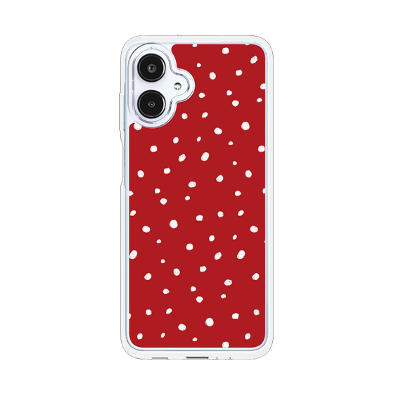 スリムプロテクションケース［ Drawing Dot - Red ］