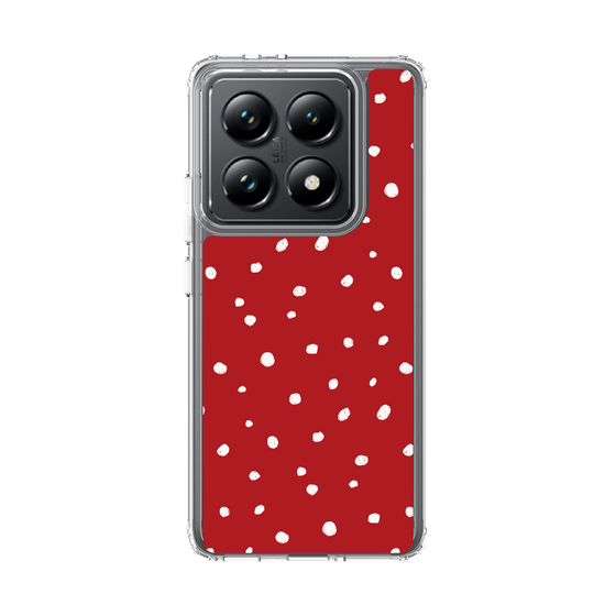 スリムプロテクションケース［ Drawing Dot - Red ］
