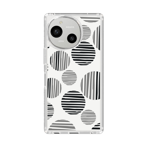 スリムプロテクションケース［ Nordic Dot - Black ］