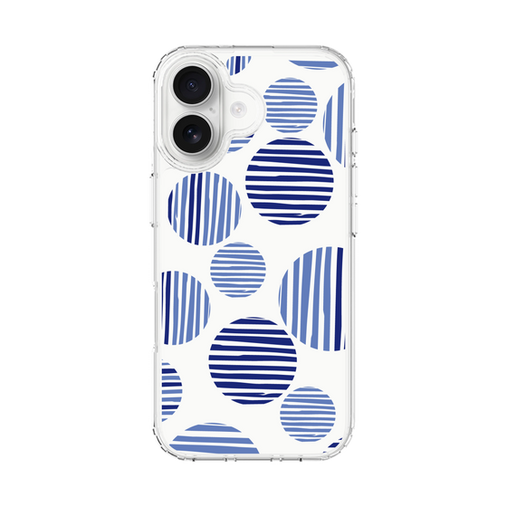 スリムプロテクションケース［ Nordic Dot - Blue ］