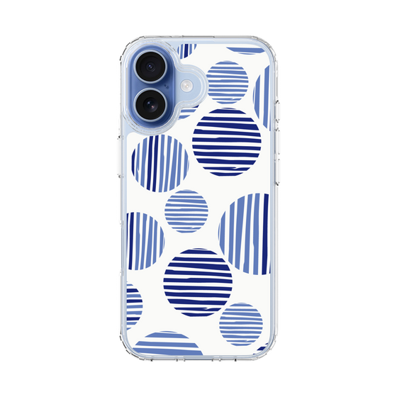 スリムプロテクションケース［ Nordic Dot - Blue ］