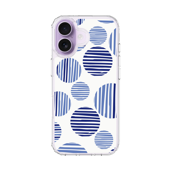 スリムプロテクションケース［ Nordic Dot - Blue ］