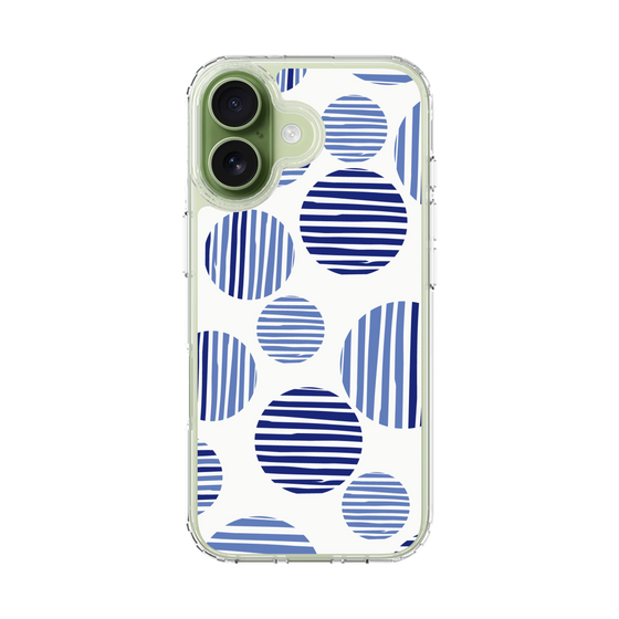 スリムプロテクションケース［ Nordic Dot - Blue ］