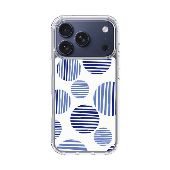 スリムプロテクションケース［ Nordic Dot - Blue ］