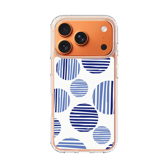 スリムプロテクションケース［ Nordic Dot - Blue ］