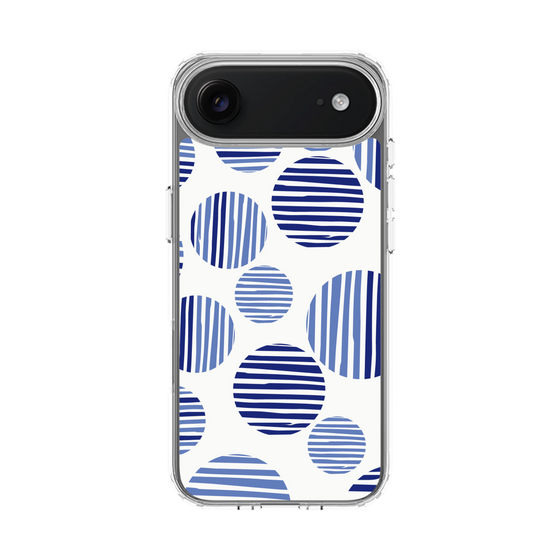 スリムプロテクションケース［ Nordic Dot - Blue ］