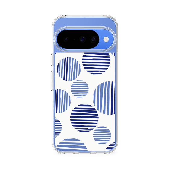 スリムプロテクションケース［ Nordic Dot - Blue ］
