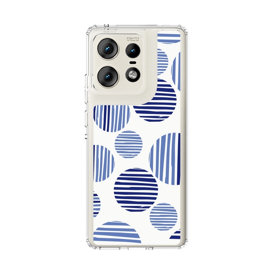スリムプロテクションケース［ Nordic Dot - Blue ］
