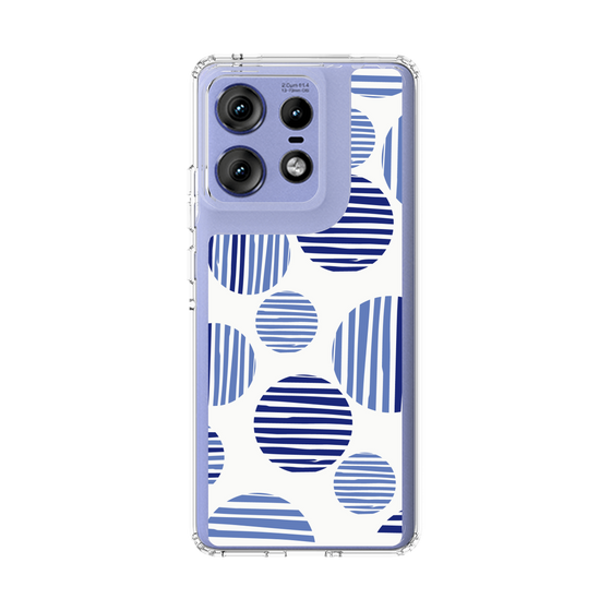 スリムプロテクションケース［ Nordic Dot - Blue ］