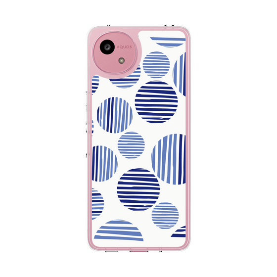 スリムプロテクションケース［ Nordic Dot - Blue ］