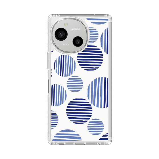 スリムプロテクションケース［ Nordic Dot - Blue ］