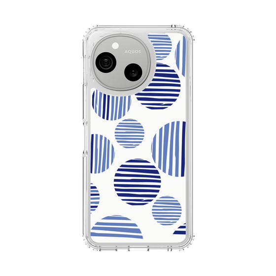 スリムプロテクションケース［ Nordic Dot - Blue ］