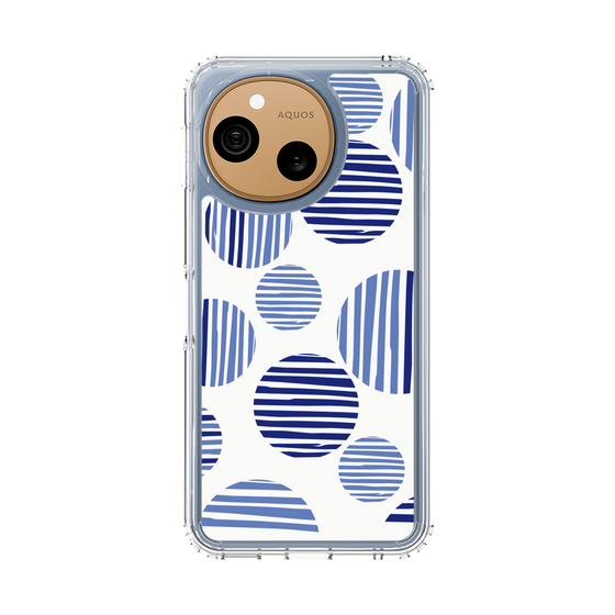 スリムプロテクションケース［ Nordic Dot - Blue ］