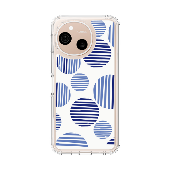 スリムプロテクションケース［ Nordic Dot - Blue ］