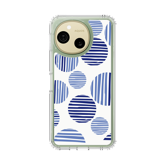 スリムプロテクションケース［ Nordic Dot - Blue ］