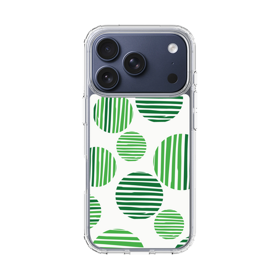 スリムプロテクションケース［ Nordic Dot - Green ］