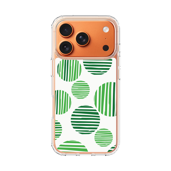 スリムプロテクションケース［ Nordic Dot - Green ］