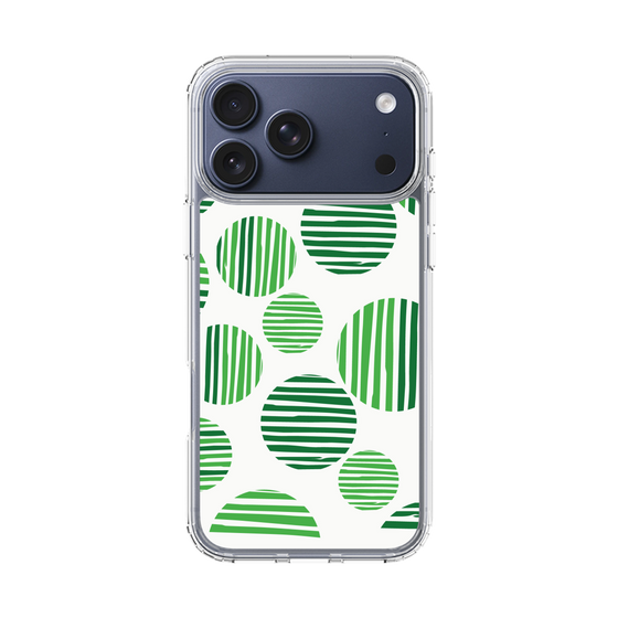 スリムプロテクションケース［ Nordic Dot - Green ］