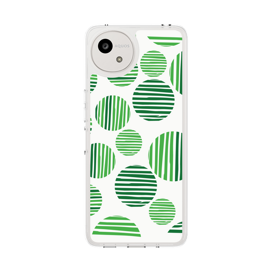スリムプロテクションケース［ Nordic Dot - Green ］