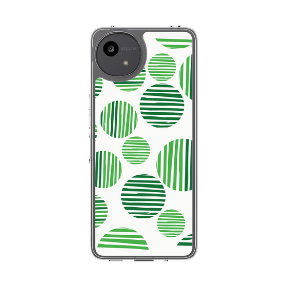 スリムプロテクションケース［ Nordic Dot - Green ］