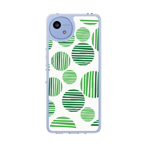 スリムプロテクションケース［ Nordic Dot - Green ］