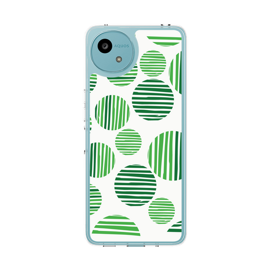 スリムプロテクションケース［ Nordic Dot - Green ］