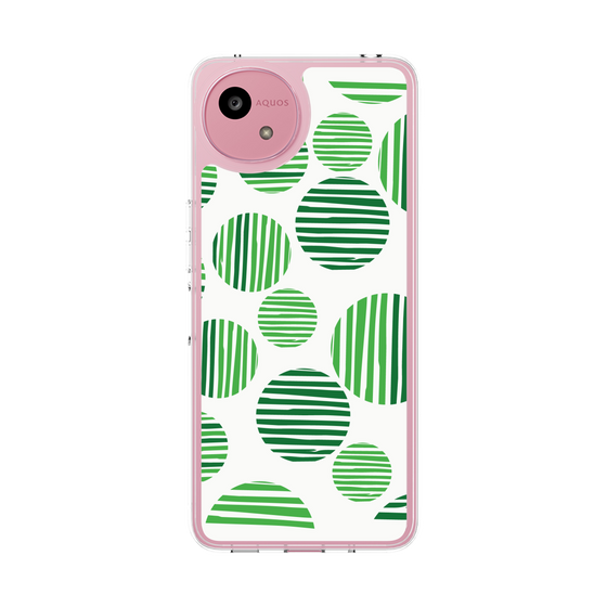 スリムプロテクションケース［ Nordic Dot - Green ］