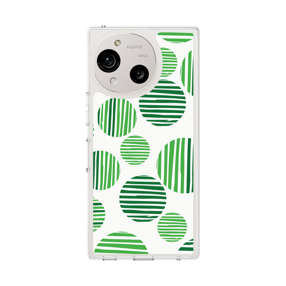 スリムプロテクションケース［ Nordic Dot - Green ］