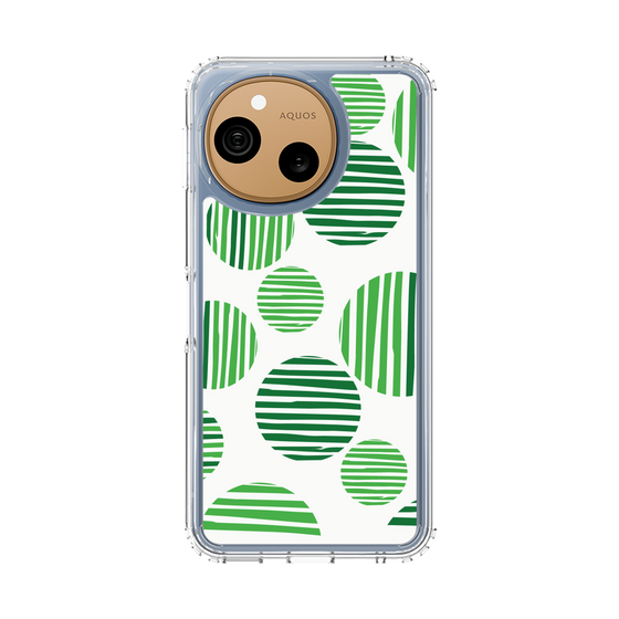 スリムプロテクションケース［ Nordic Dot - Green ］